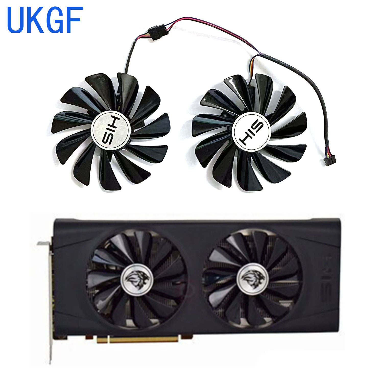 Lga1700 Itx Motherboard Ddr5 - ใหม่เอี่ยม 95MM 4PIN CF1010U12S เหมาะสำหรับการ์ดจอ HIS