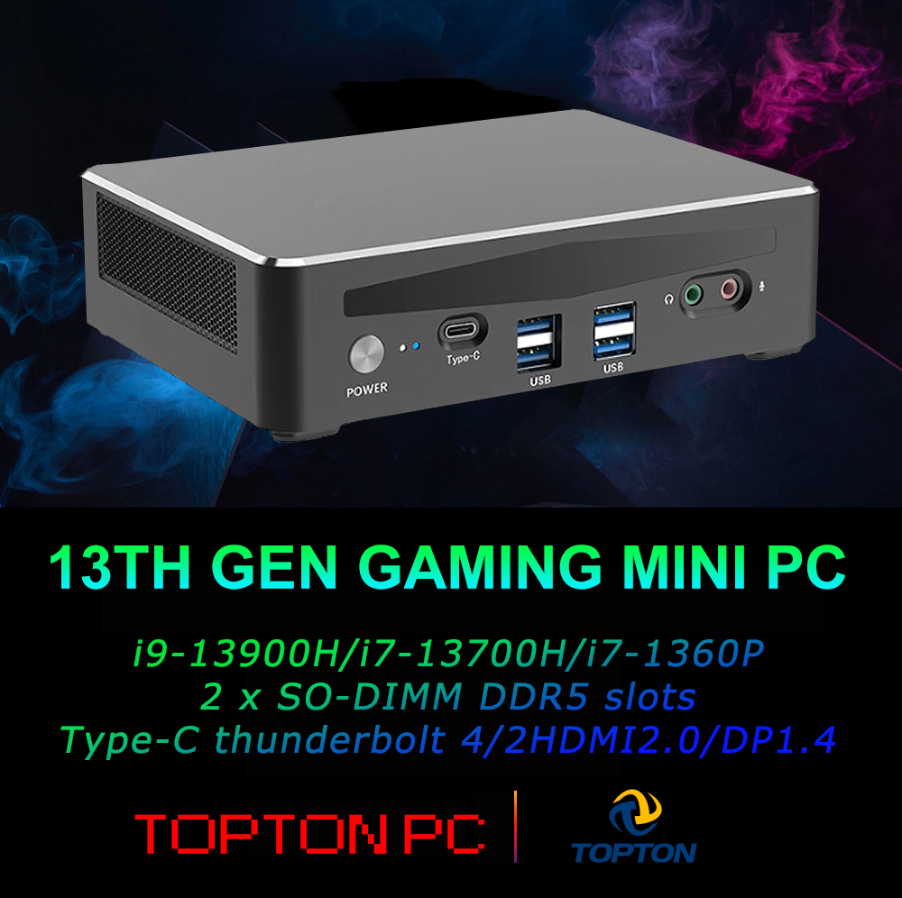 Intel Core I9 13900H Mini Pc - มินิคอมพิวเตอร์สําหรับเล่นเกม 13th Gen Core i9 13900H