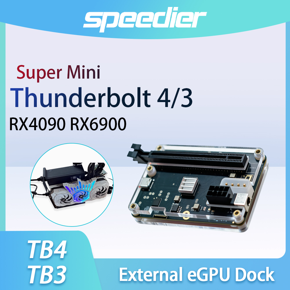Thunderbolt 4 Egpu Dock Mini Pc - แท่นเชื่อมต่อ Thunderbolt 4 3 eGPU Dock
