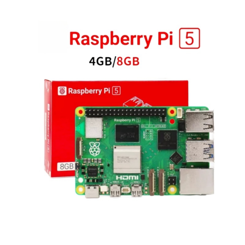 Raspberry Pi 5 8Gb Board - บอร์ดพัฒนา Raspberry Pi 5B 4G/8GB รุ่นใหม่
