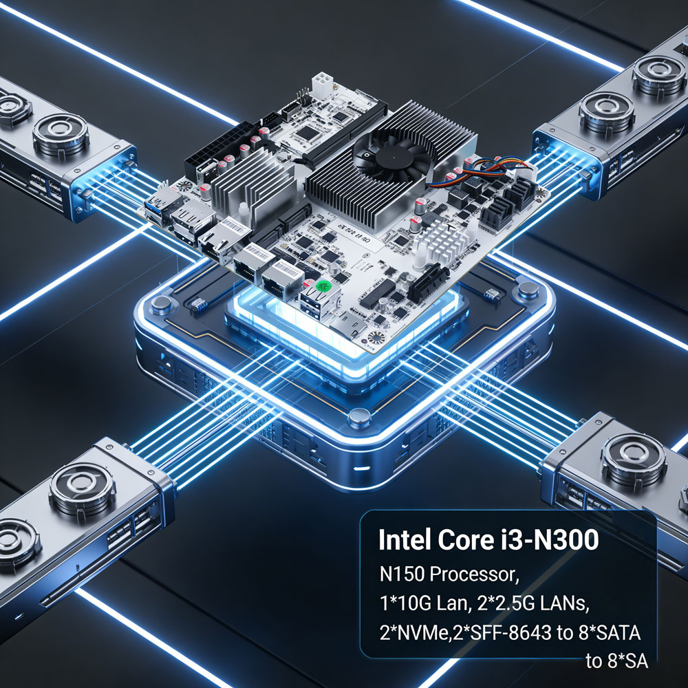 Nas Motherboard 8 Sata Mini Itx - เมนบอร์ด Mini ITX สำหรับ NAS แบบ