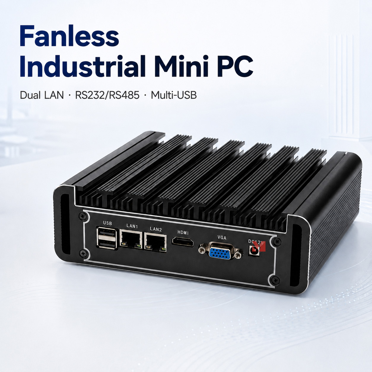 Fanless Industrial Pc Rs485 Core I7 - มินิพีซีอุตสาหกรรมไร้พัดลม Intel Core I3 I5 I7