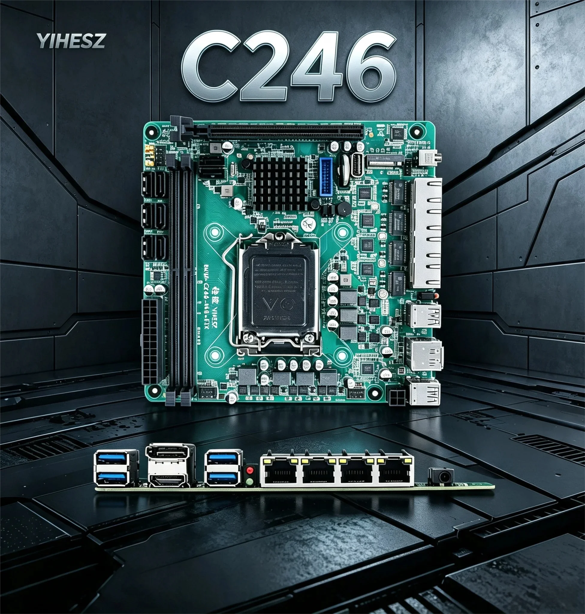 เมนบอร์ด C246 ITX NAS รองรับซี - Nas Motherboard 8 Sata Mini Itx บทวิจารณ์และราคา