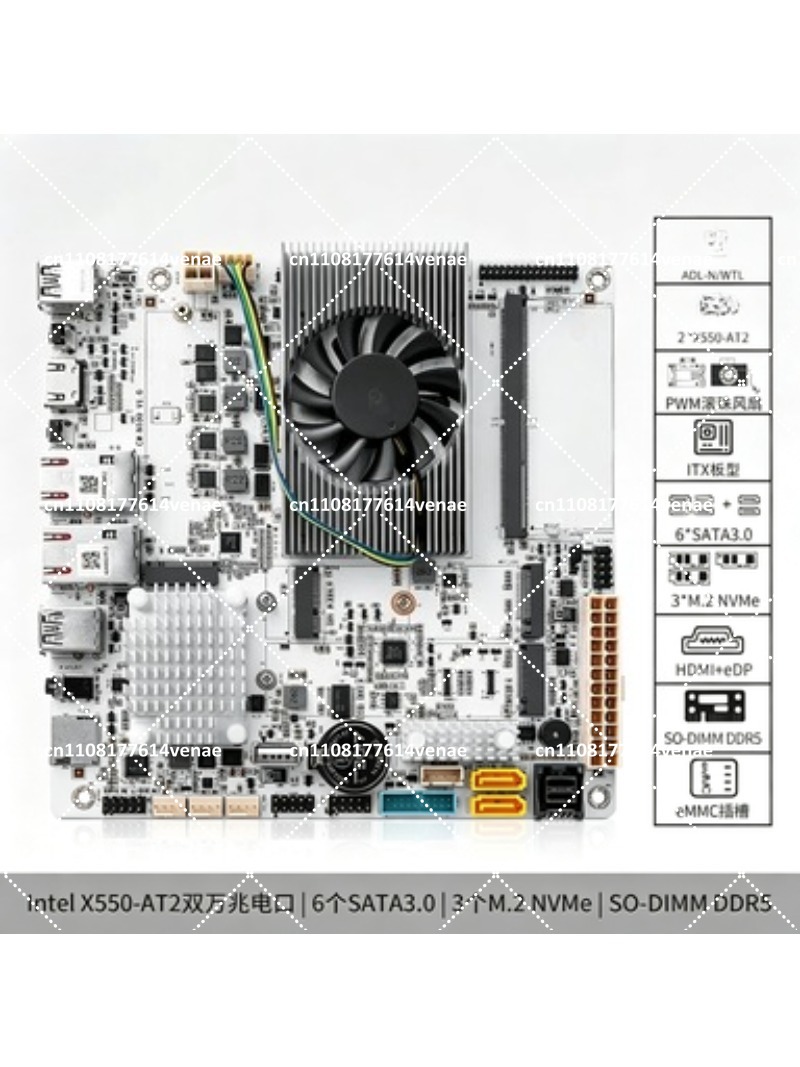 เมนบอร์ด NAS 8 ช่องใส่ฮาร์ดดิส - Nas Motherboard 8 Sata Mini Itx บทวิจารณ์และราคา
