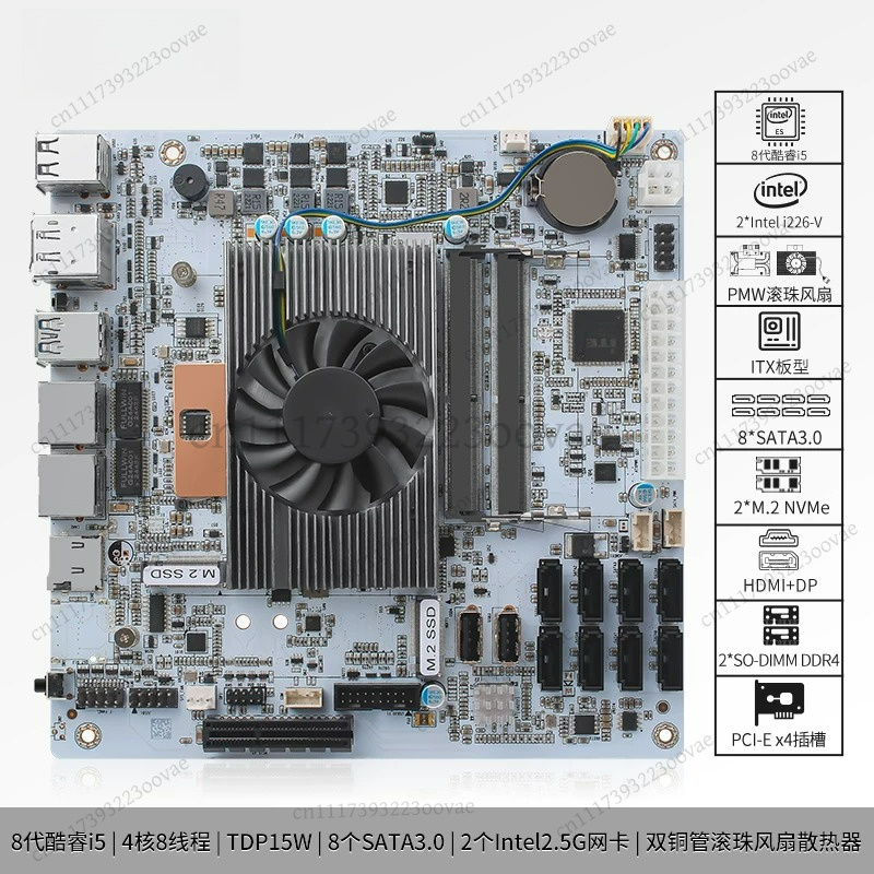 เมนบอร์ด Df 8 Bay NAS I5-8265U - Nas Motherboard 8 Sata Mini Itx บทวิจารณ์และราคา