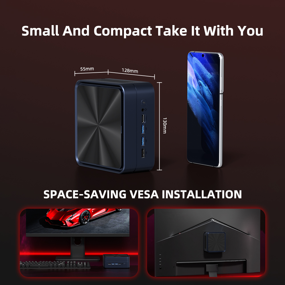 มินิพีซี AMD Ryzen 7 7735HS 78 - Amd Ryzen 7 7840Hs Mini Pc บทวิจารณ์และราคา