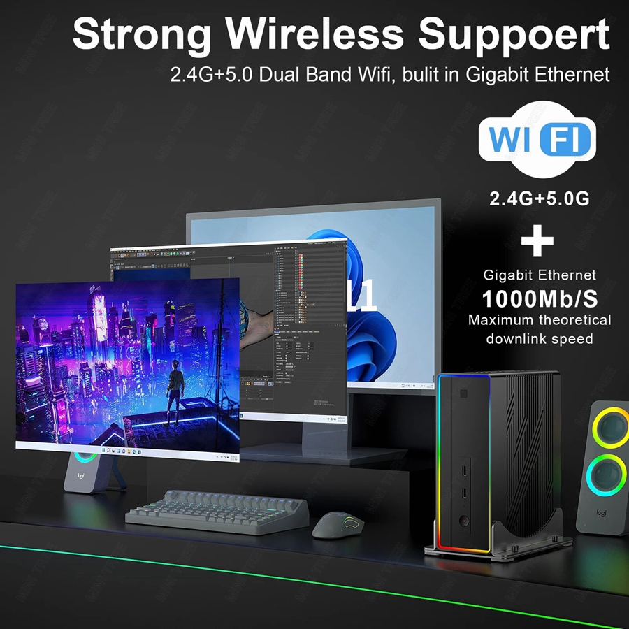 มินิพีซีเกมมิ่งรุ่นที่ 13 Inte - Intel Core I9 13900H Mini Pc บทวิจารณ์และราคา