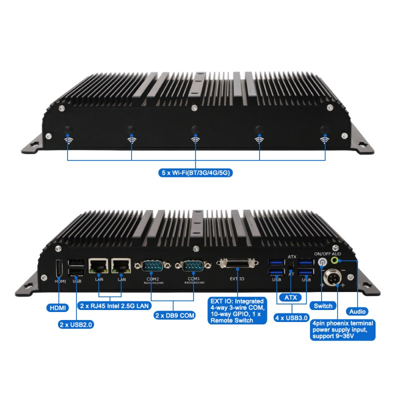 คอมพิวเตอร์อุตสาหกรรมแบบไร้พัด - Fanless Industrial Pc Rs485 Core I7 บทวิจารณ์และราคา