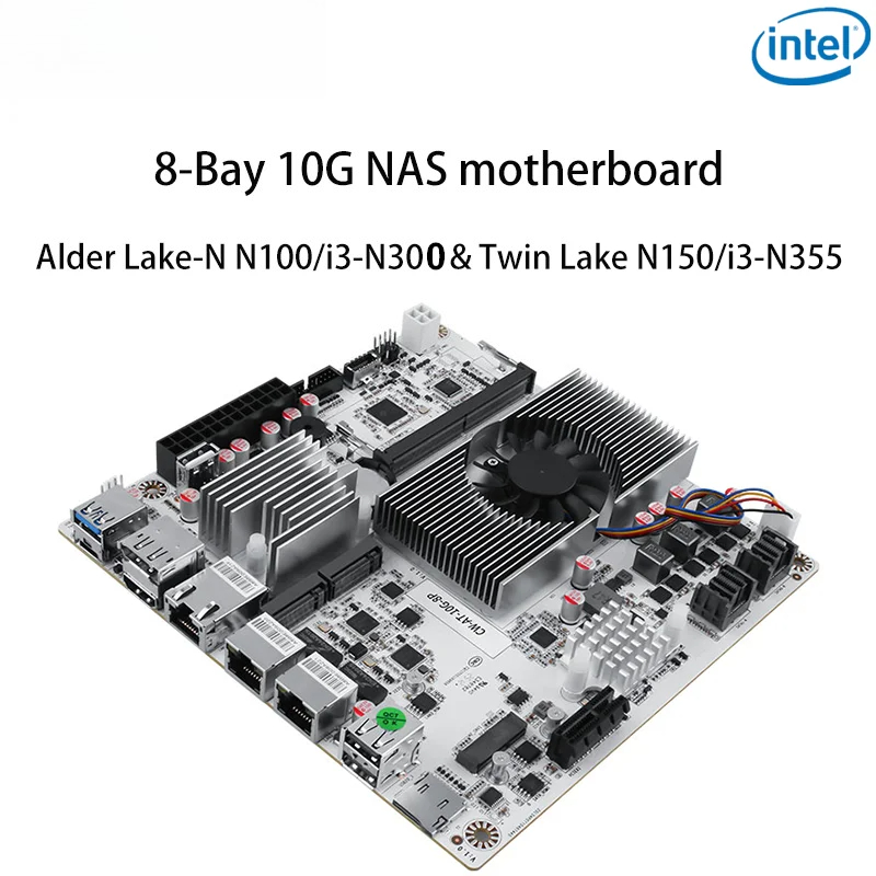 เมนบอร์ด NAS 8 ช่องใส่ฮาร์ดดิส - Nas Motherboard 8 Sata Mini Itx บทวิจารณ์และราคา