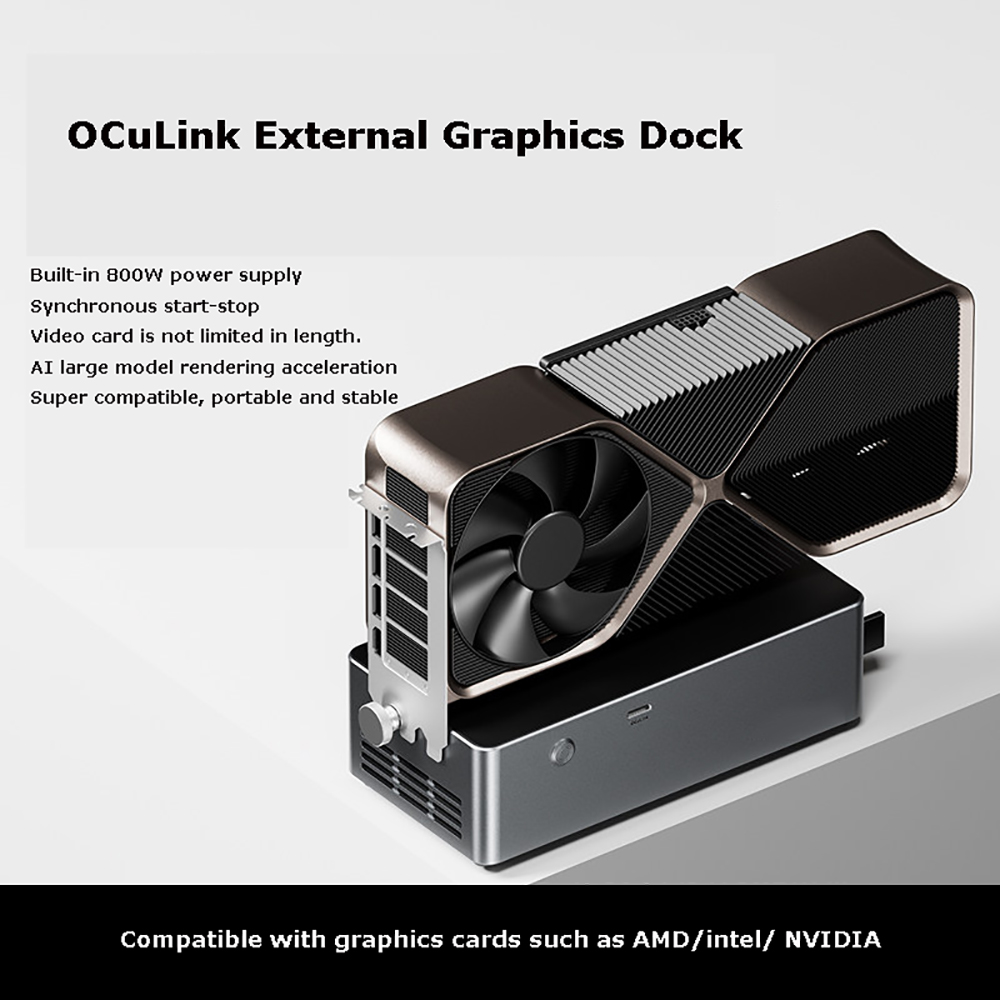 AG02/AG01 ด็อค EGPU พร้อม OCuL - Oculink Egpu Mini Pc บทวิจารณ์และราคา