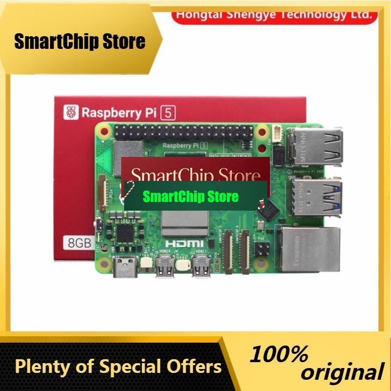บอร์ดพัฒนา Raspberry Pi 5 รุ่น - Raspberry Pi 5 8Gb Board บทวิจารณ์และราคา