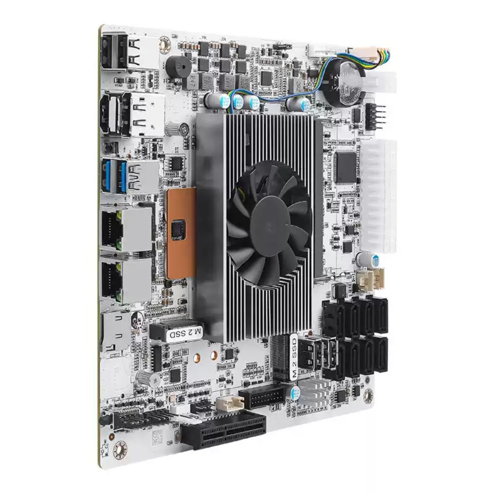 เมนบอร์ด Mini‑ITX สีขาว M11 NA - Nas Motherboard 8 Sata Mini Itx บทวิจารณ์และราคา