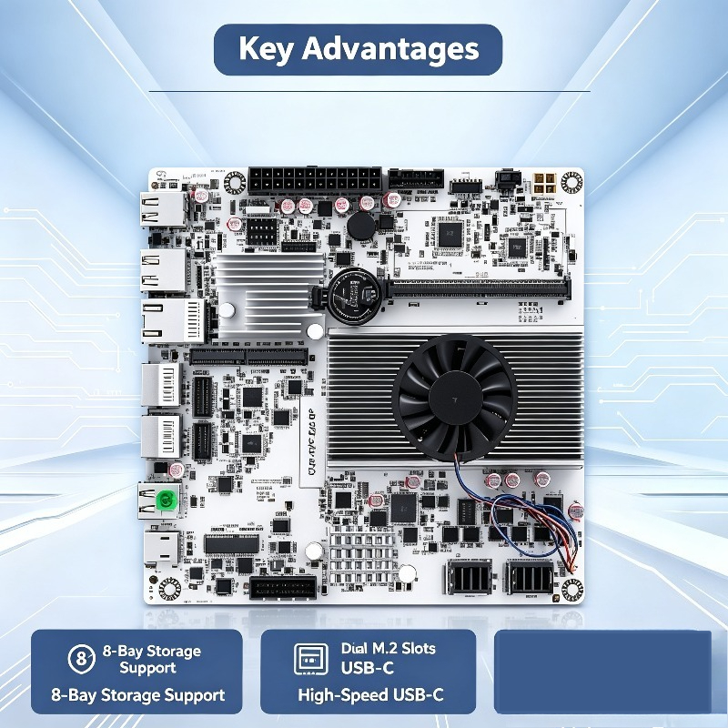 เมนบอร์ด Mini ITX NAS พร้อม N1 - Nas Motherboard 8 Sata Mini Itx บทวิจารณ์และราคา