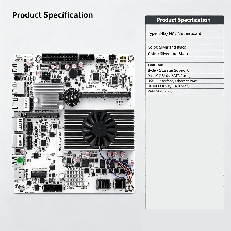 เมนบอร์ด Mini ITX NAS พร้อม N1 - Nas Motherboard 8 Sata Mini Itx บทวิจารณ์และราคา