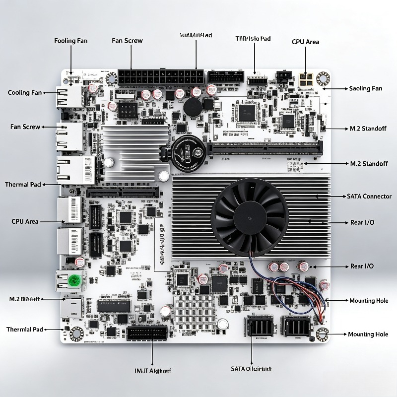 เมนบอร์ด Mini ITX NAS พร้อม N1 - Nas Motherboard 8 Sata Mini Itx บทวิจารณ์และราคา