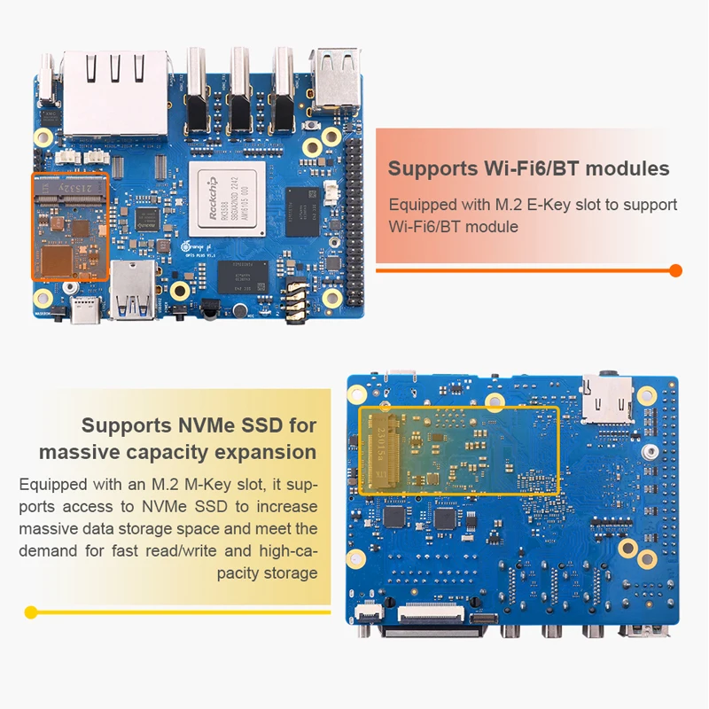 Orange Pi 5 Plus 4 8 16 GB RAM - Rockchip Rk3588 Development Board บทวิจารณ์และราคา