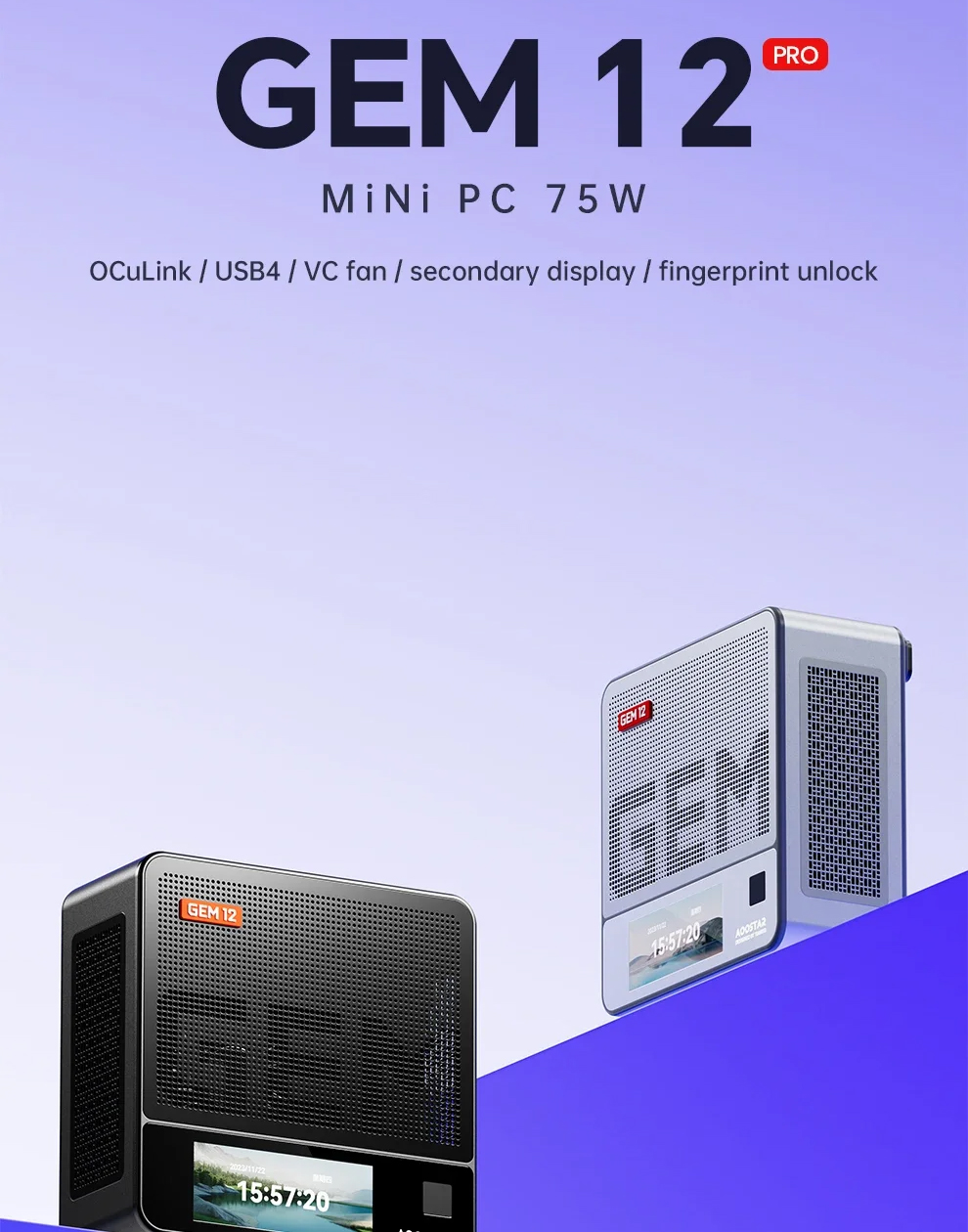 GEM12 Pro AMD Ryzen 7 8845HS G - Amd Ryzen 7 7840Hs Mini Pc บทวิจารณ์และราคา