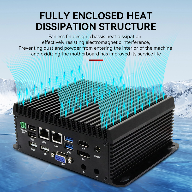คอมพิวเตอร์อุตสาหกรรมไร้พัดลม  - Fanless Industrial Pc Rs485 Core I7 บทวิจารณ์และราคา