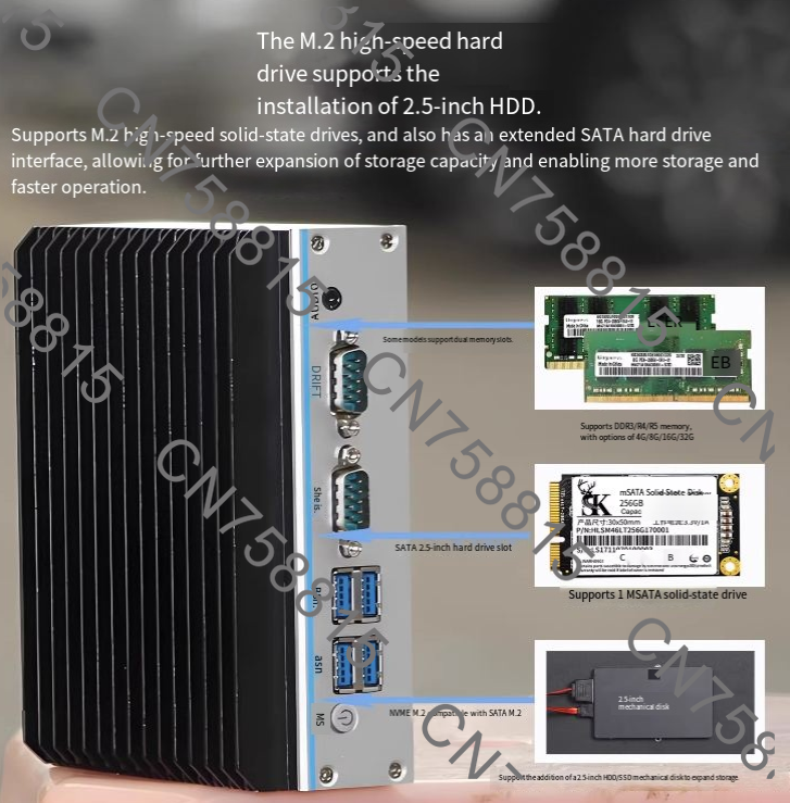 คอมพิวเตอร์อุตสาหกรรมแบบฝังตัว - Fanless Industrial Pc Rs485 Core I7 บทวิจารณ์และราคา