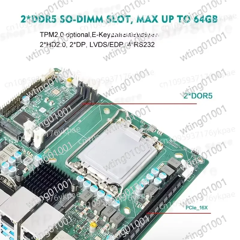 เมนบอร์ด Mini ITX รุ่นที่ 13 ส - Lga1700 Itx Motherboard Ddr5 บทวิจารณ์และราคา