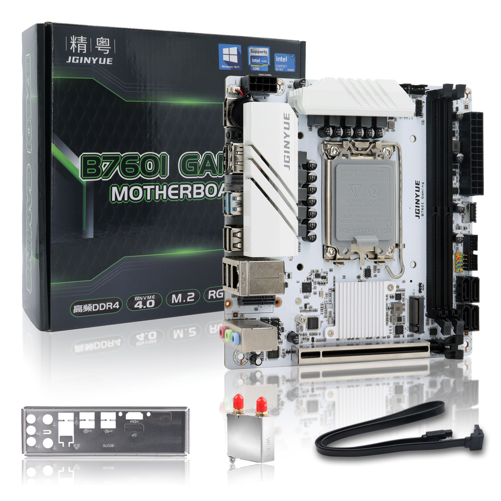 JGINYUE B760 เมนบอร์ด LGA 1700 - Lga1700 Itx Motherboard Ddr5 บทวิจารณ์และราคา