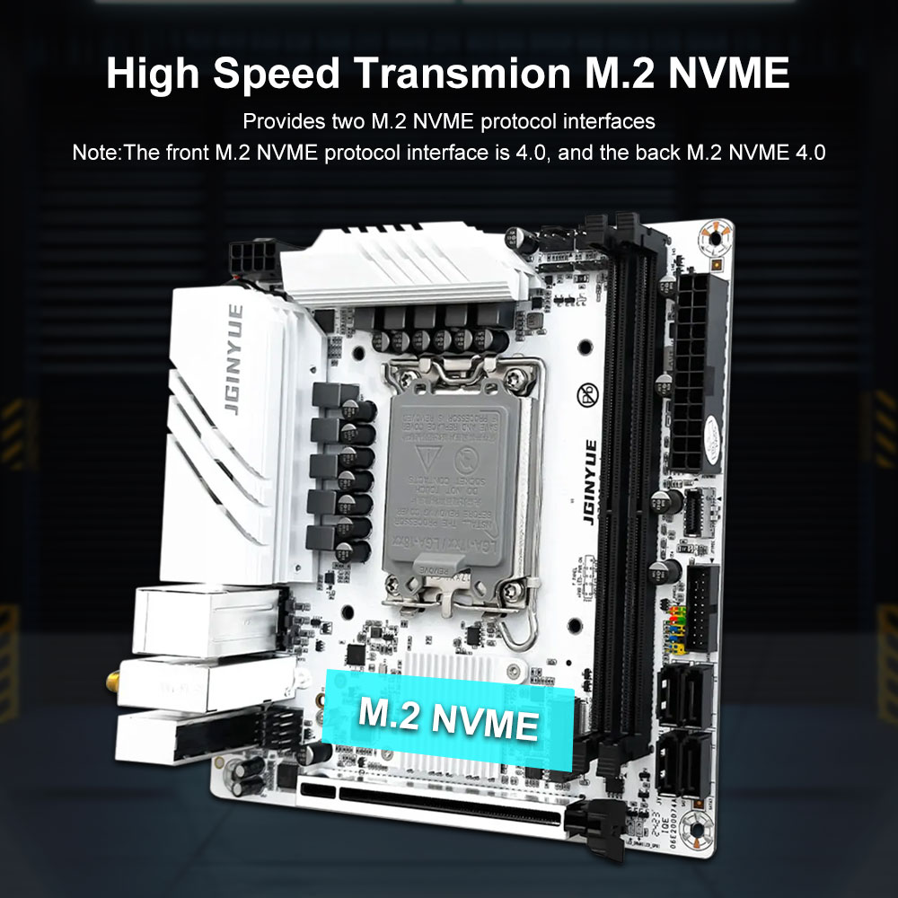 JGINYUE B760 เมนบอร์ด LGA 1700 - Lga1700 Itx Motherboard Ddr5 บทวิจารณ์และราคา