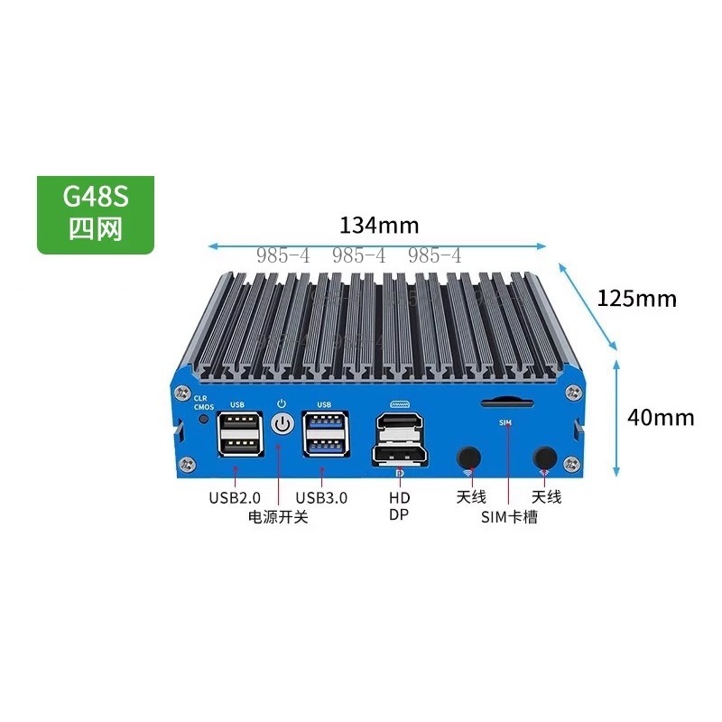G48S N100 ซอฟต์แวร์เราเตอร์ มิ - Pfsense Firewall Router 2.5G 4 I226 บทวิจารณ์และราคา