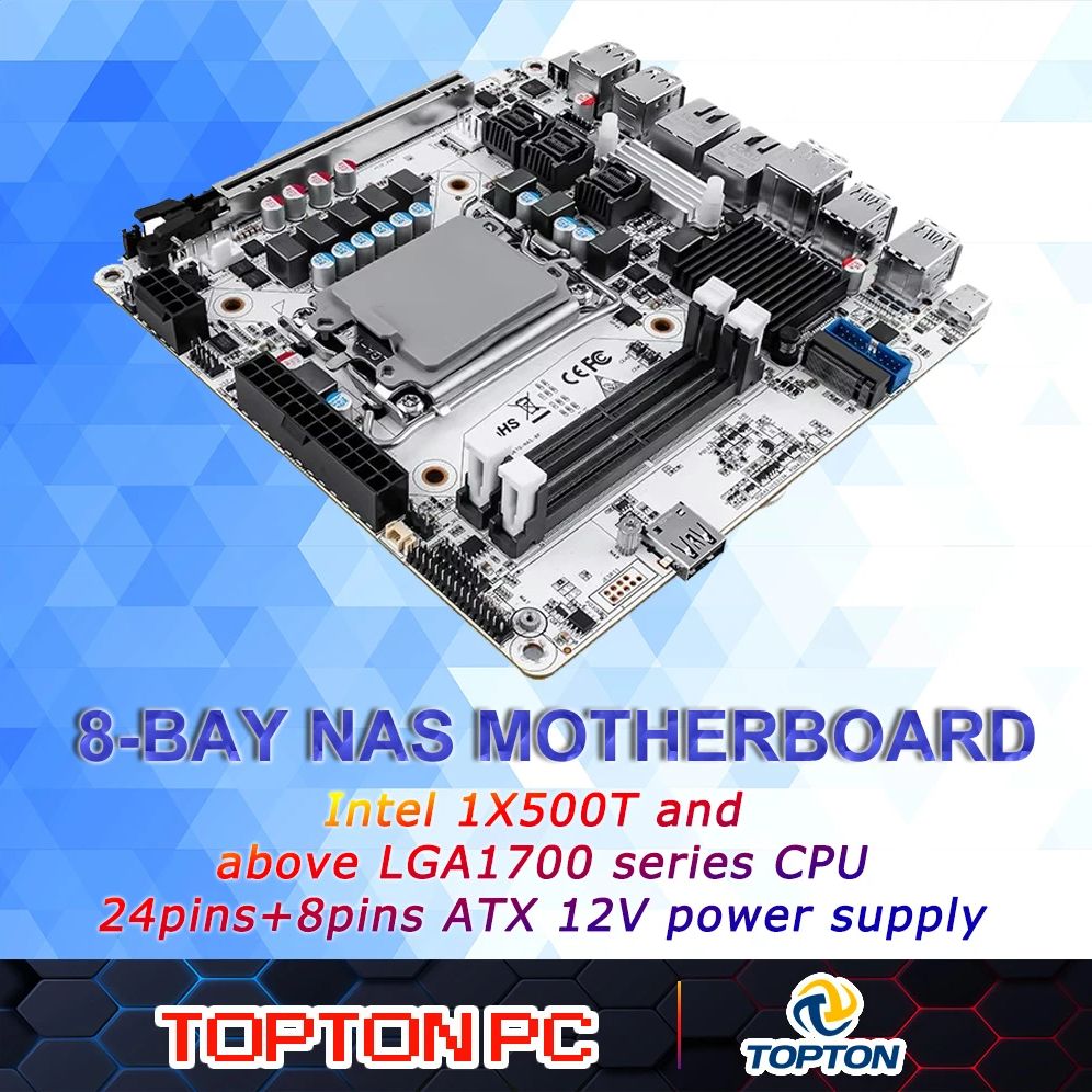 เมนบอร์ด 8-Bay NAS Mini ITX (L - Lga1700 Itx Motherboard Ddr5 บทวิจารณ์และราคา