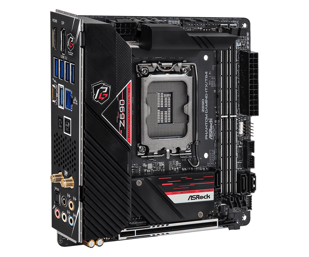 ASROCK Z690 Phantom Gaming-ITX - Lga1700 Itx Motherboard Ddr5 บทวิจารณ์และราคา