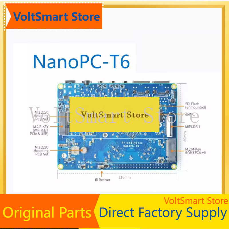 บอร์ดพัฒนา VoltSNanopc T6 - Ro - Rockchip Rk3588 Development Board บทวิจารณ์และราคา