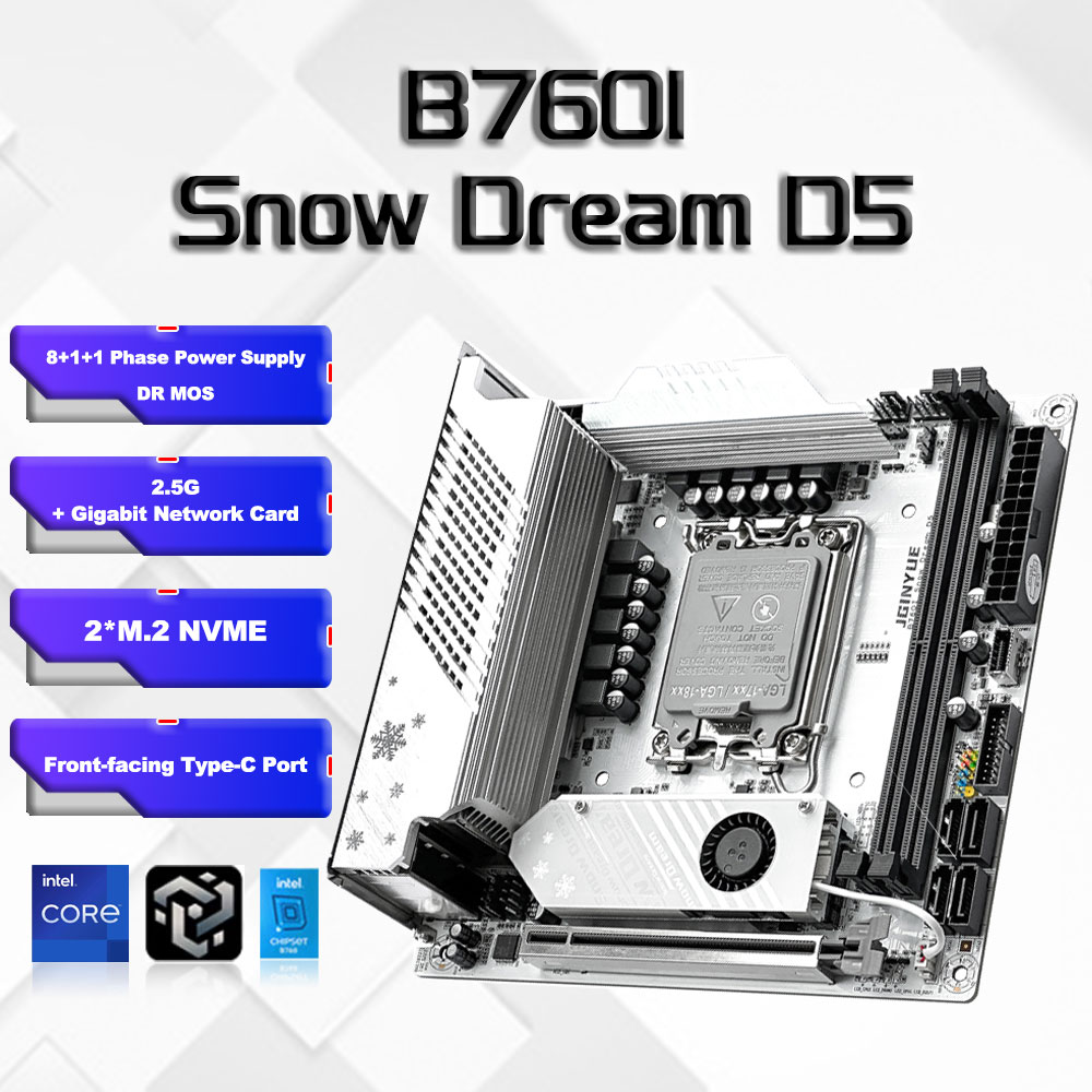 เมนบอร์ด B760i ARGB WIFI DDR5  - Lga1700 Itx Motherboard Ddr5 บทวิจารณ์และราคา