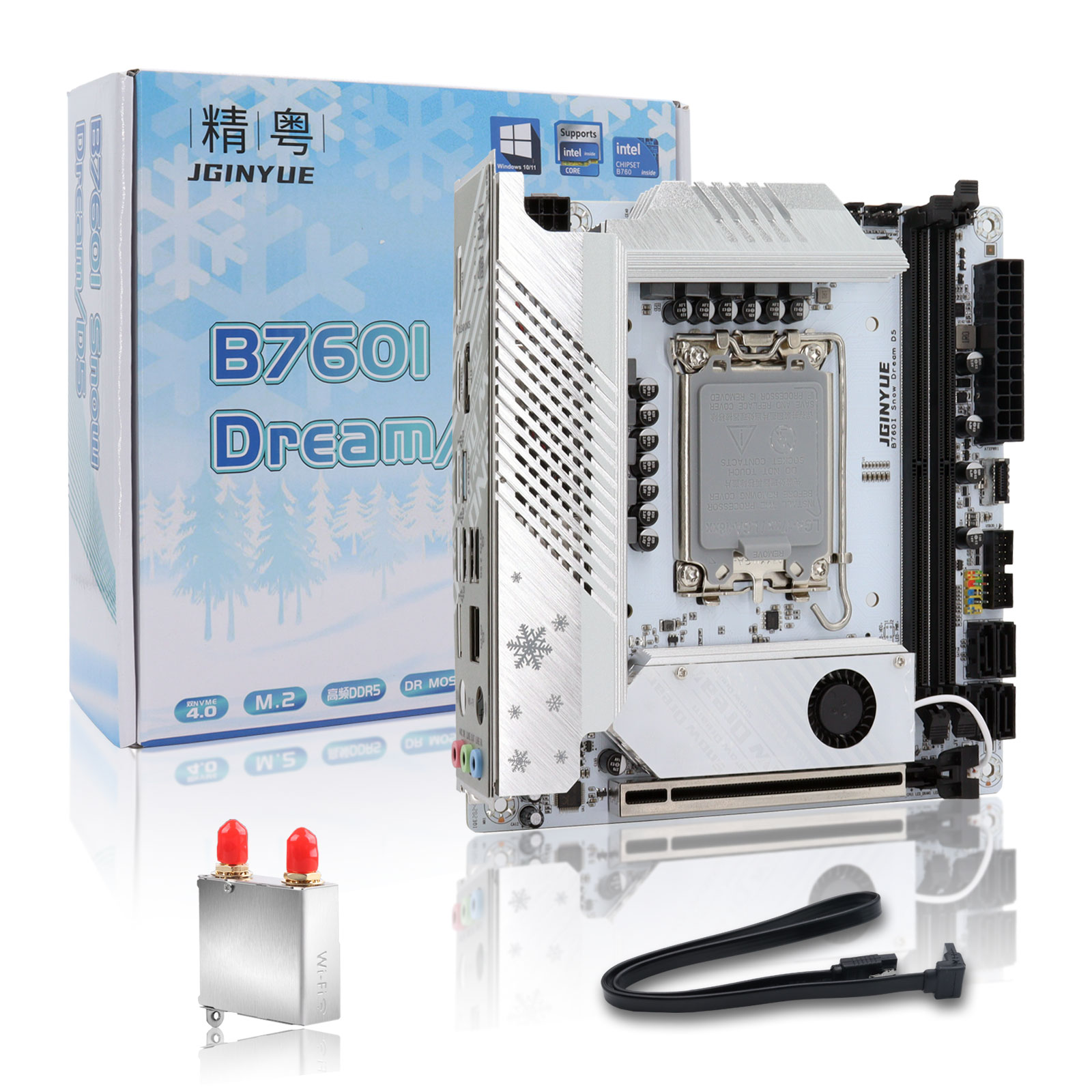 เมนบอร์ด B760i ARGB WIFI DDR5  - Lga1700 Itx Motherboard Ddr5 บทวิจารณ์และราคา