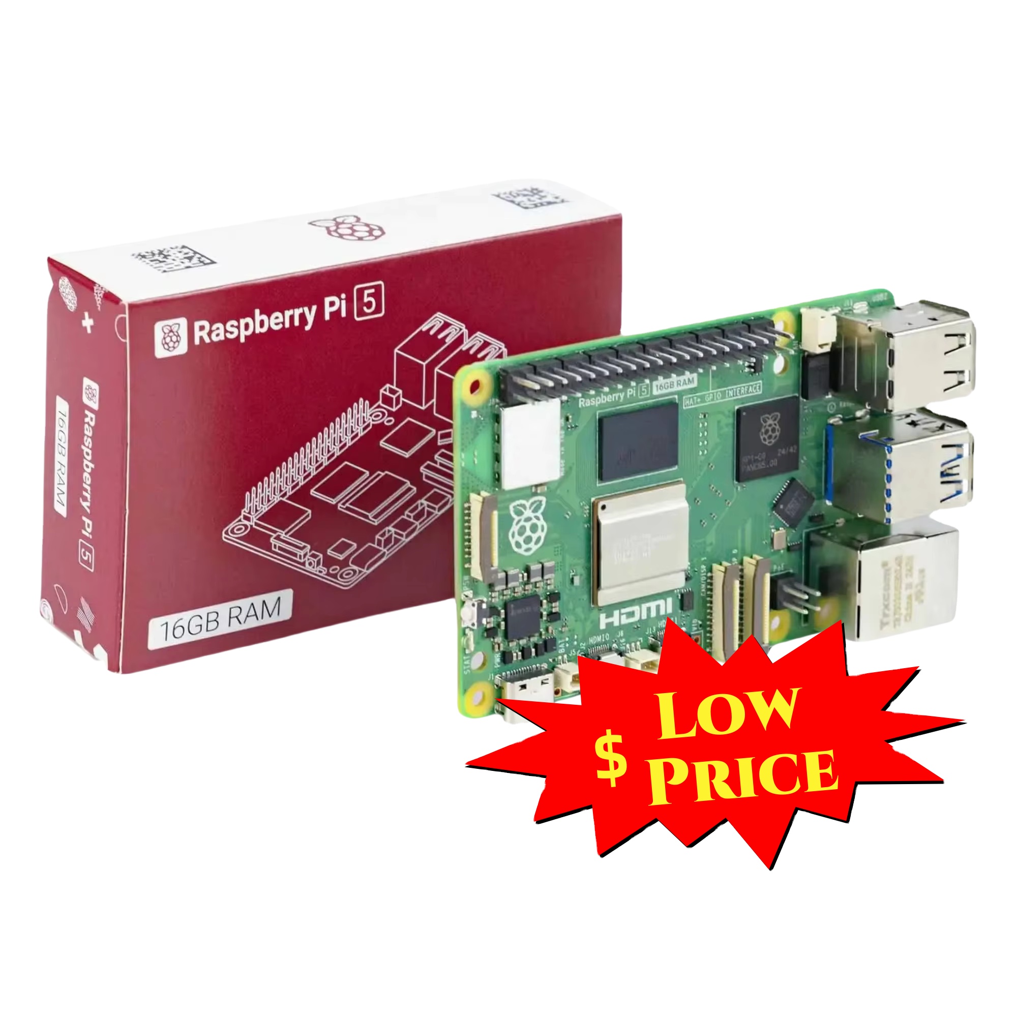ชุดพัฒนา Raspberry Pi 5 ของแท้ - Raspberry Pi 5 8Gb Board บทวิจารณ์และราคา