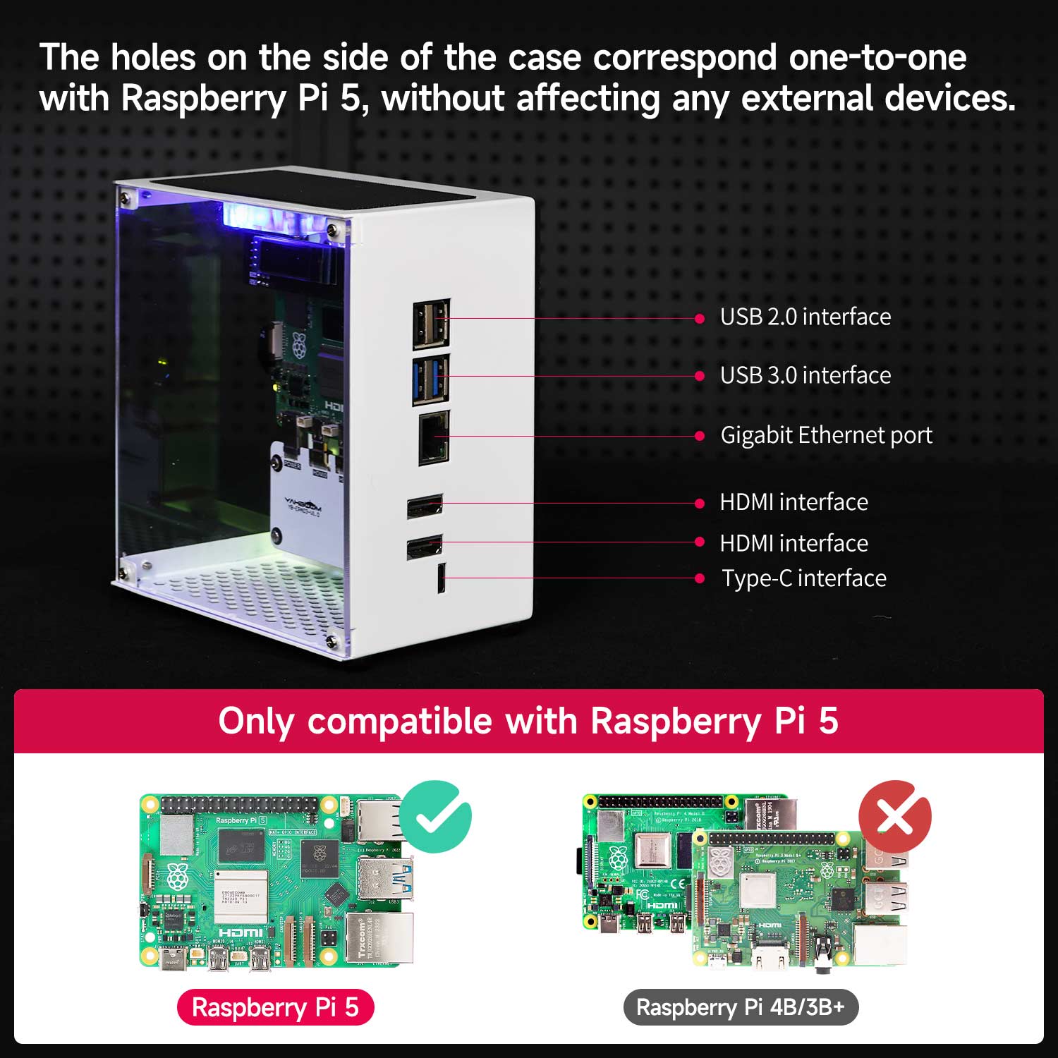 Raspberry Pi 5 กรณีชุดป้องกันพ - Raspberry Pi 5 8Gb Board บทวิจารณ์และราคา