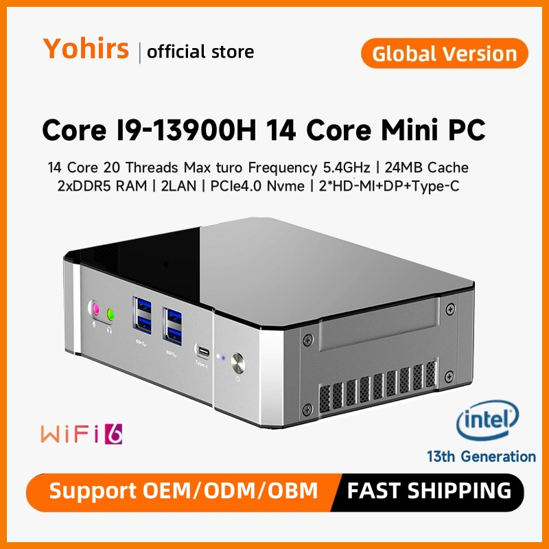 Yohirs 13th Gen i9 13900H i7 1 - Intel Core I9 13900H Mini Pc บทวิจารณ์และราคา